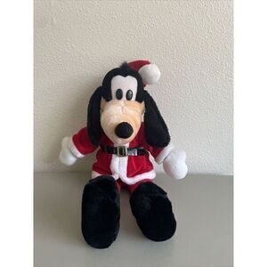 GOOFY Walt Disney‎ Santa Claus 18" Plush Exclusive at Macy's